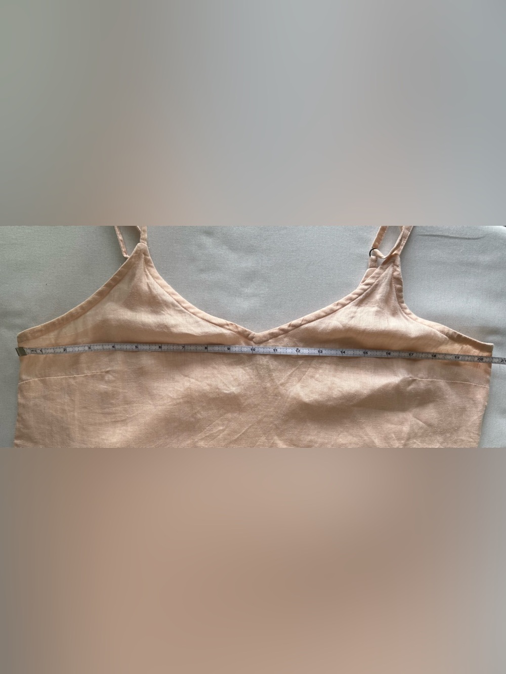 Garnet Hill Pink Spaghetti-Strap V-Neck Camisole - Picture 4 of 6